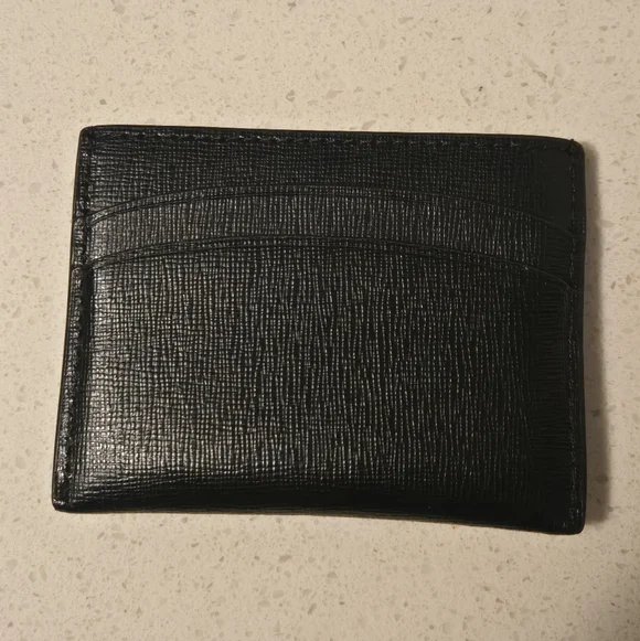 FINAL PRICE ✨️ Tory Burch ROBINSON Black Leather DISCONTINUED Card Holder Wallet - Picture 6 of 8